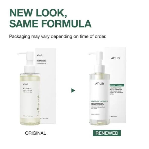 ANUA Original Heartleaf Pore Controlling Cleansing Oil Korean Facial Cleanser, Daily Blackhead Removal, 6.76 fl oz / 200 ml - Image 5