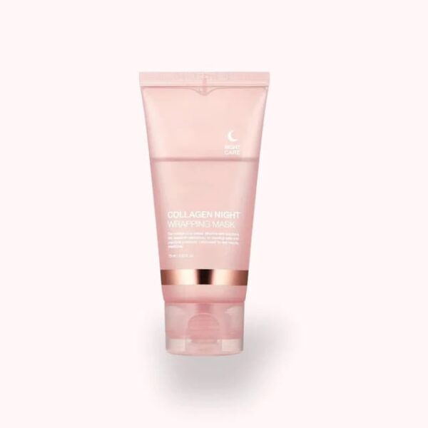 Medicube Collagen Overnight Wrapping Peel Off Facial Mask Pack - Elasticity & Hydration Care, Reduces Sagging & Dullness - Hydrolyzed Collagen For Glowing Skin - Korean Skin Care, 2.53 fl.oz - Image 4