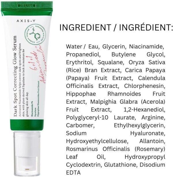 AXIS-Y Dark Spot Correcting Glow Serum 50ml - Image 2