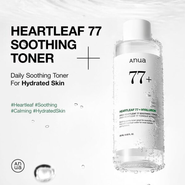 Heartleaf 77% Soothing Toner 250ml - Image 2